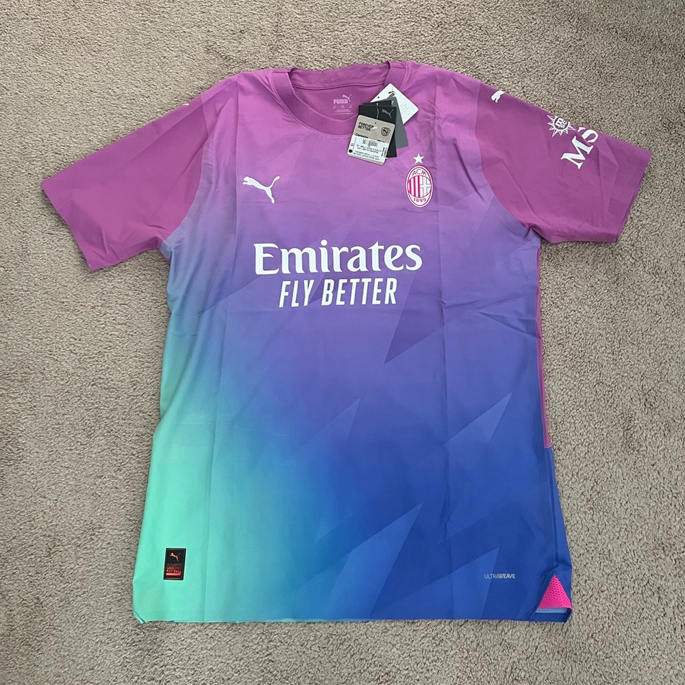 AC MILAN THIRD AUTHENTIC 2023/24 CHRISTIAN PULISIC JERSEY XXL NEW WITH TAGS